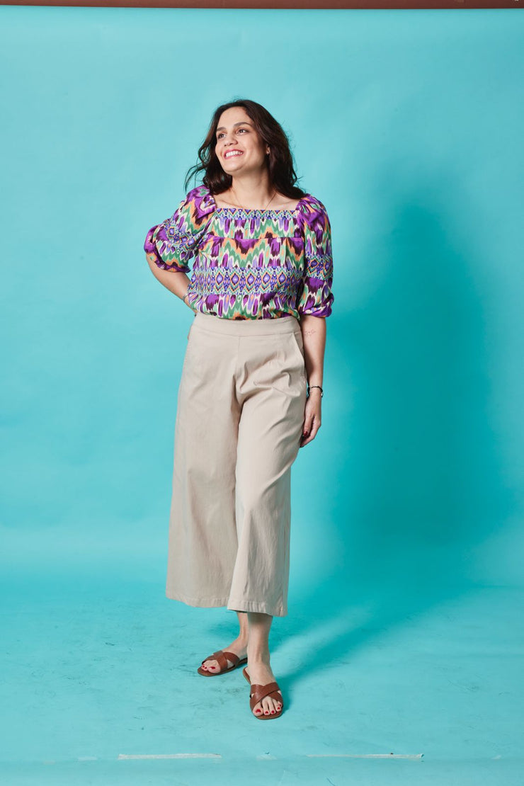 Blusa Lambada Lila sicodélica