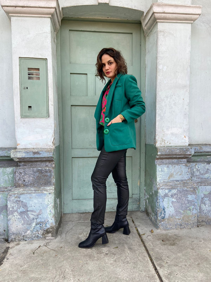 Blazer Paño Verde Stock