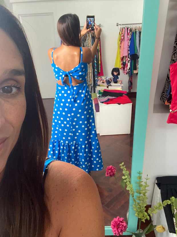 Vestido Frescura Cielo Dots