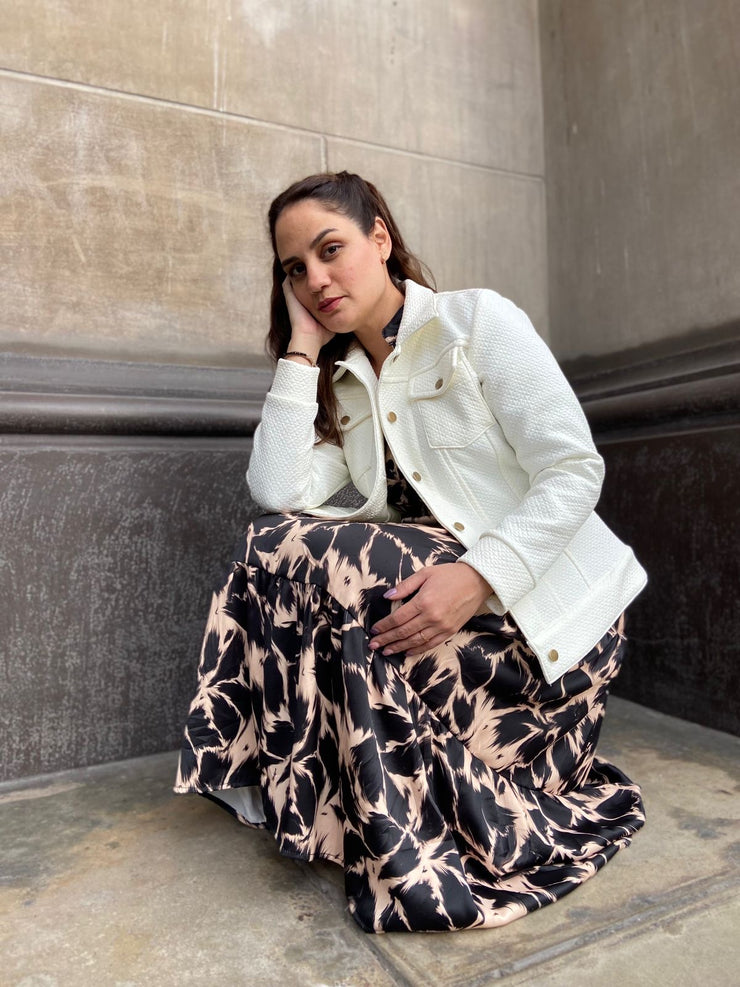Casaca Bomber Ivory