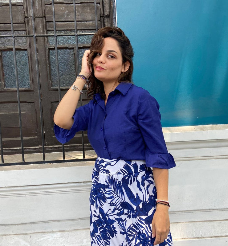 Blusa Bobo Azul Stock