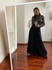 Pantalón Faldón Negro Stock