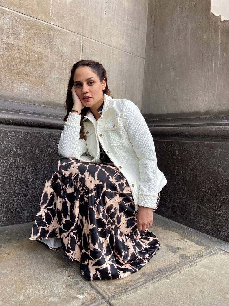 Casaca Bomber Ivory