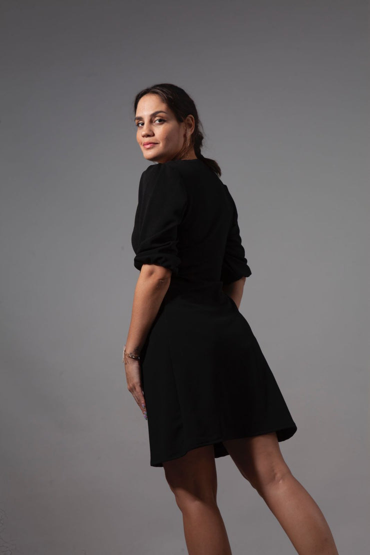 Vestido Elena Rules Negro Bird & Rose Stock