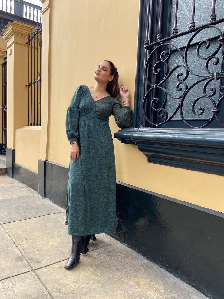 Vestido Chompero Verde