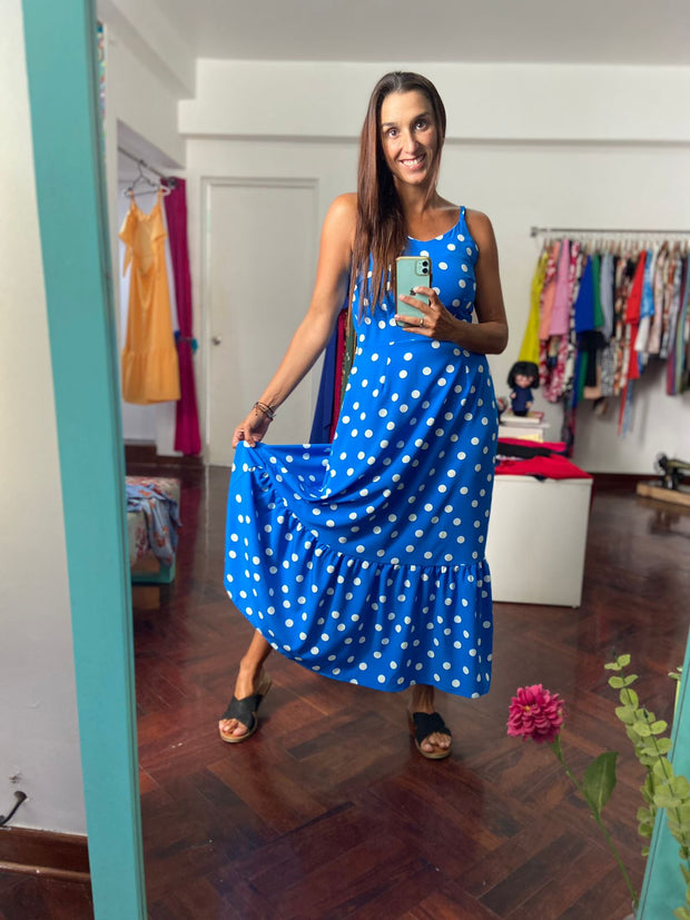 Vestido Frescura Cielo Dots