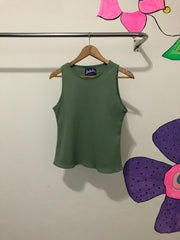 Top Olímpico Verde Agua Stock