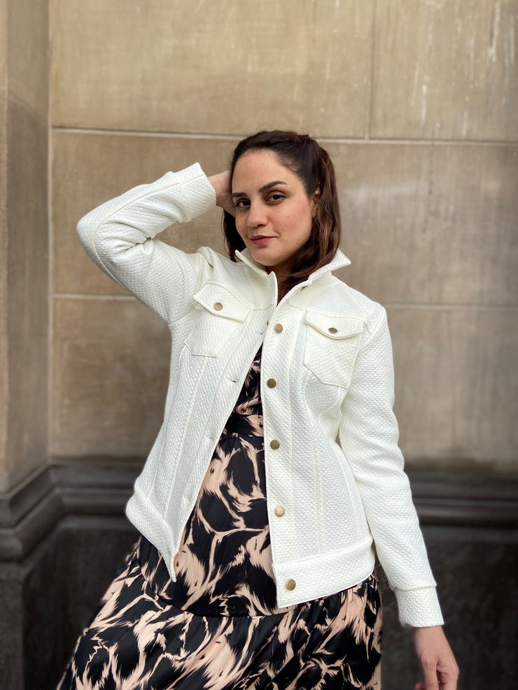 Casaca Bomber Ivory
