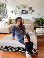 chompa calada azul acero