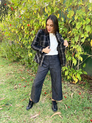 PANTALON PARCHES DENIN NEGRO