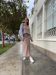Falda Tejida