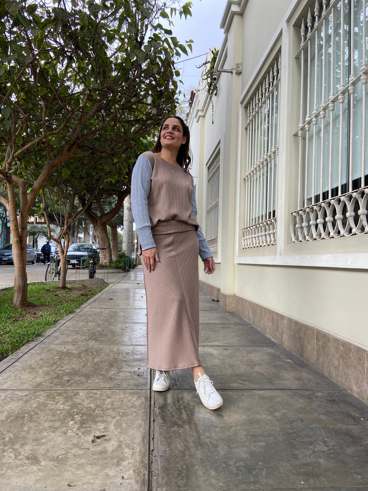 Falda Tejida