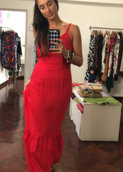 Vestido Frescura Rojo