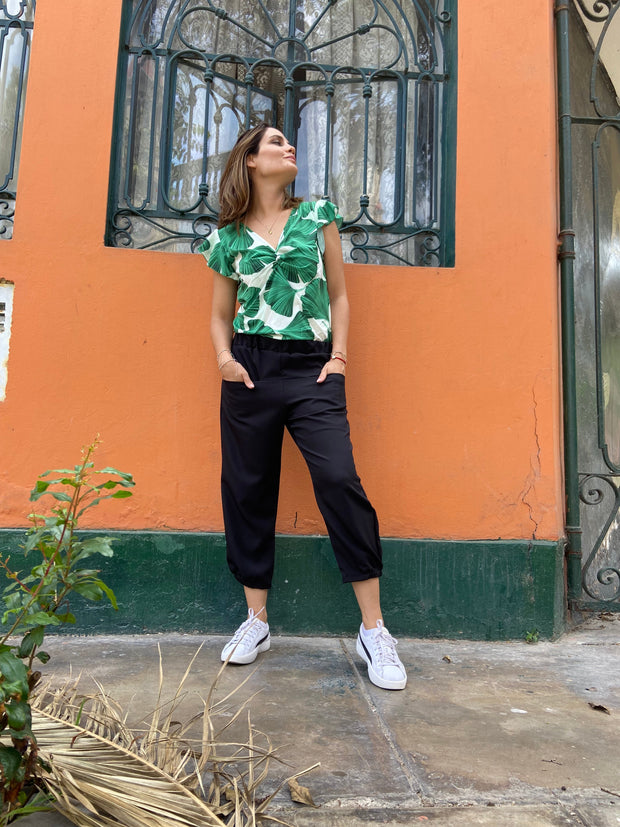 Blusa MV Hojas Stock