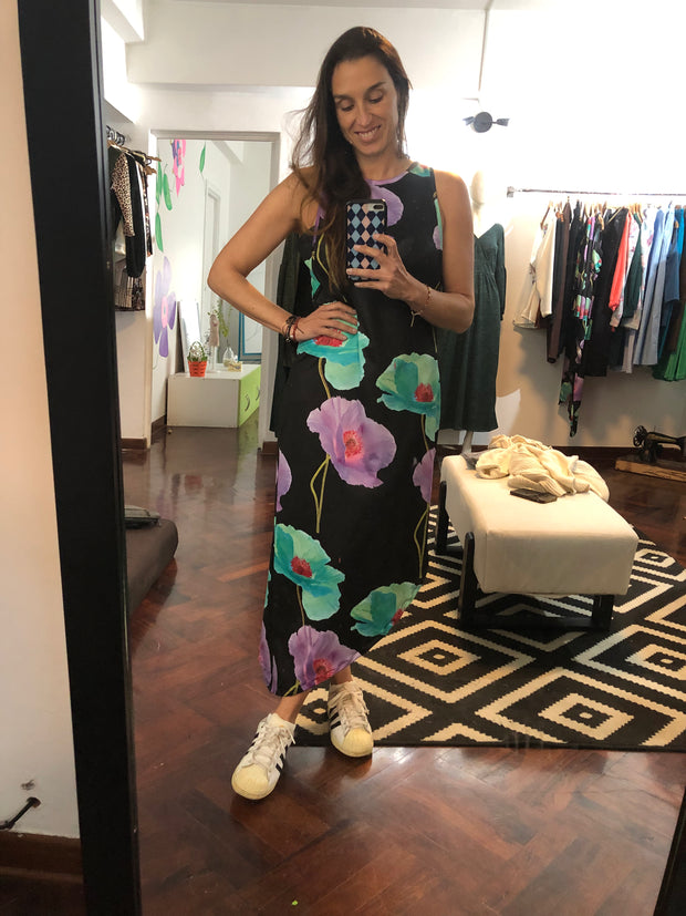 Vestido Pluma Floral