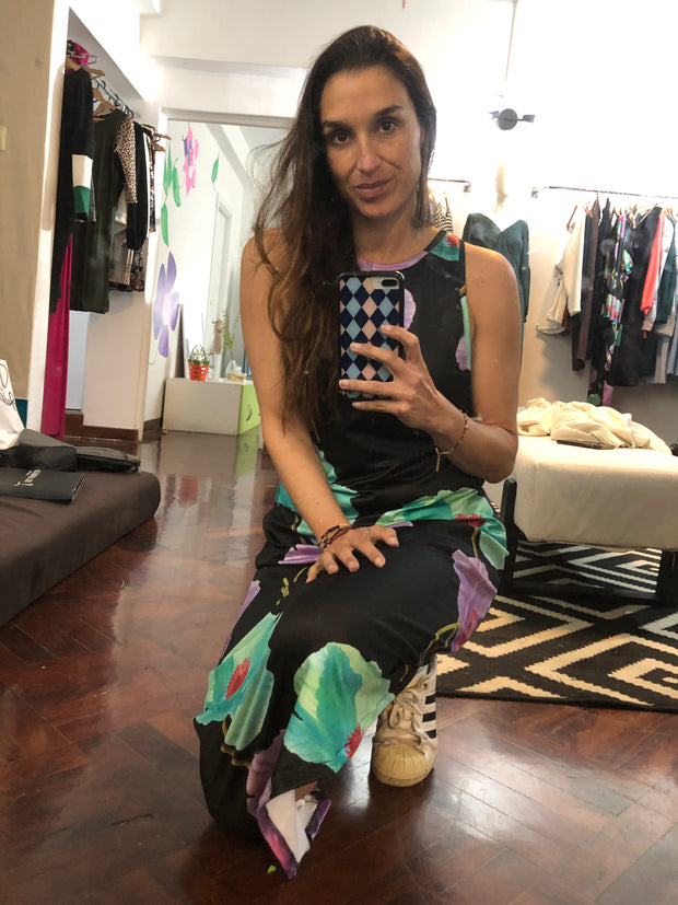 Vestido Pluma Floral