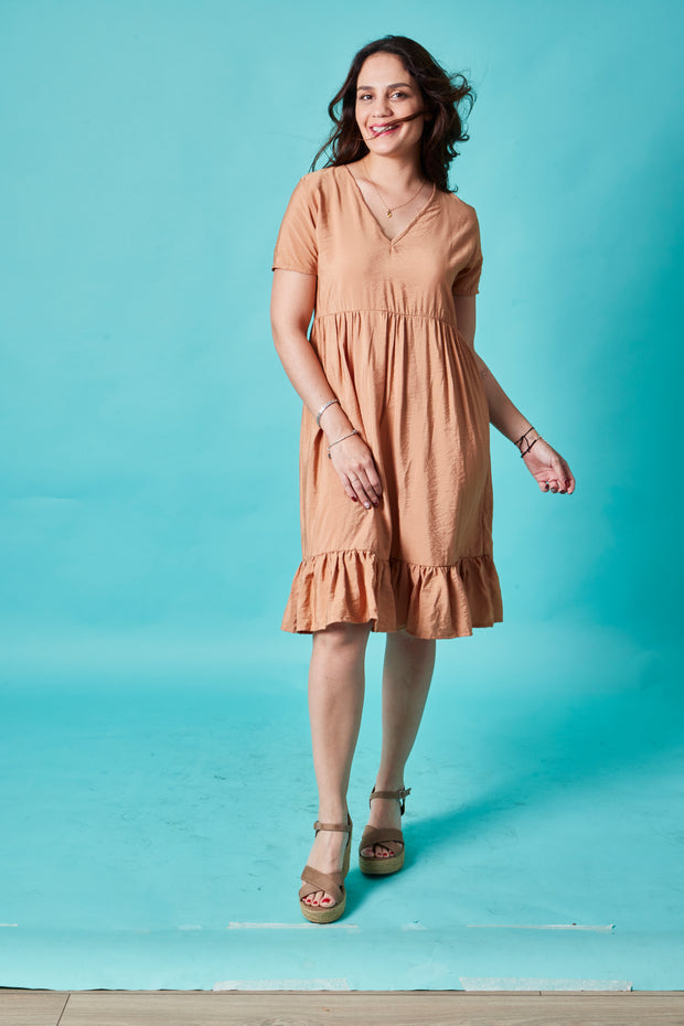 Vestido Alberta Nude
