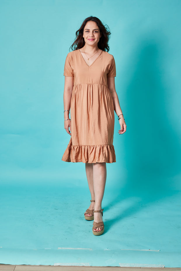 Vestido Alberta Nude