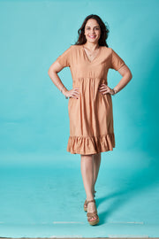 Vestido Alberta Nude