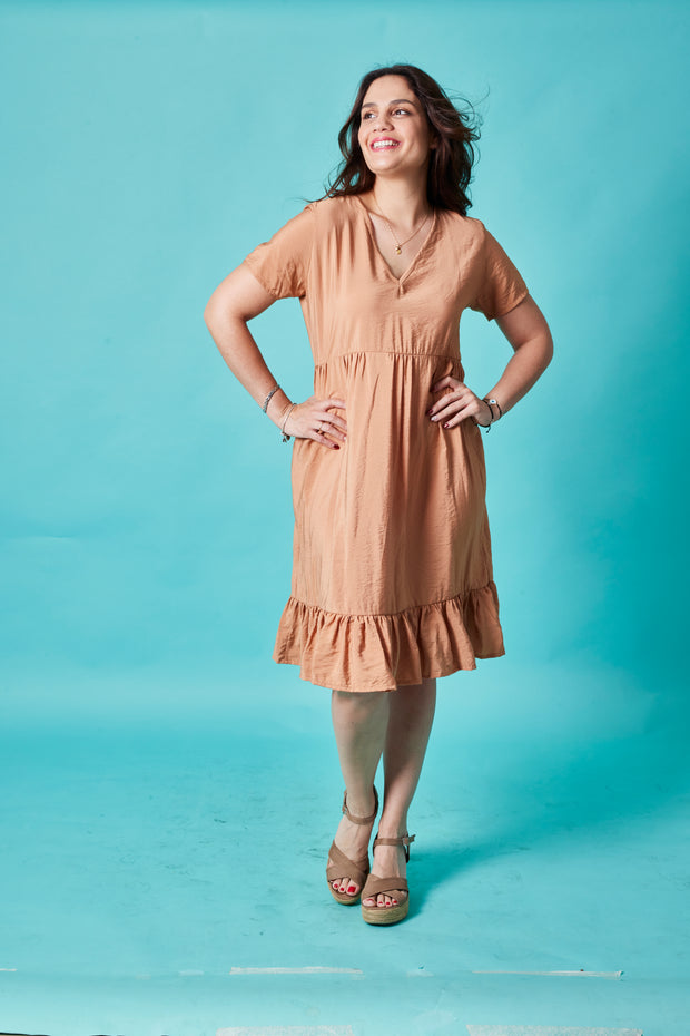 Vestido Alberta Nude