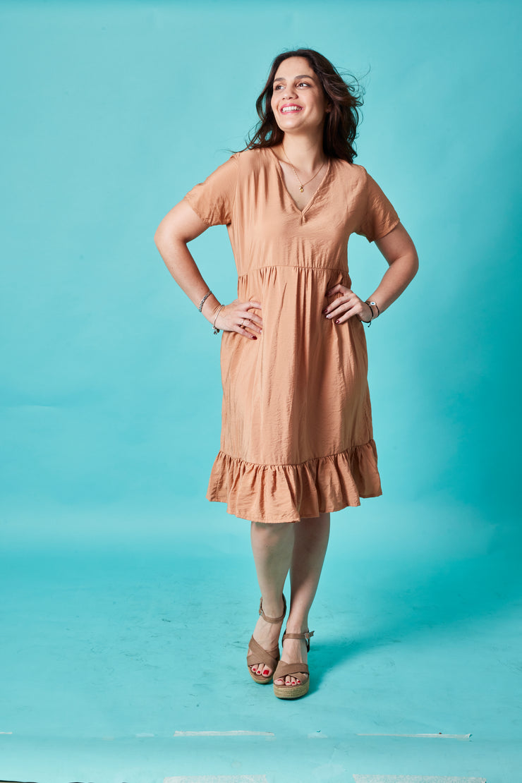 Vestido Alberta Nude