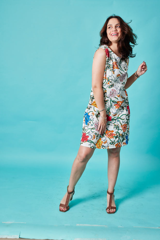 Vestido CC Blanco Floral