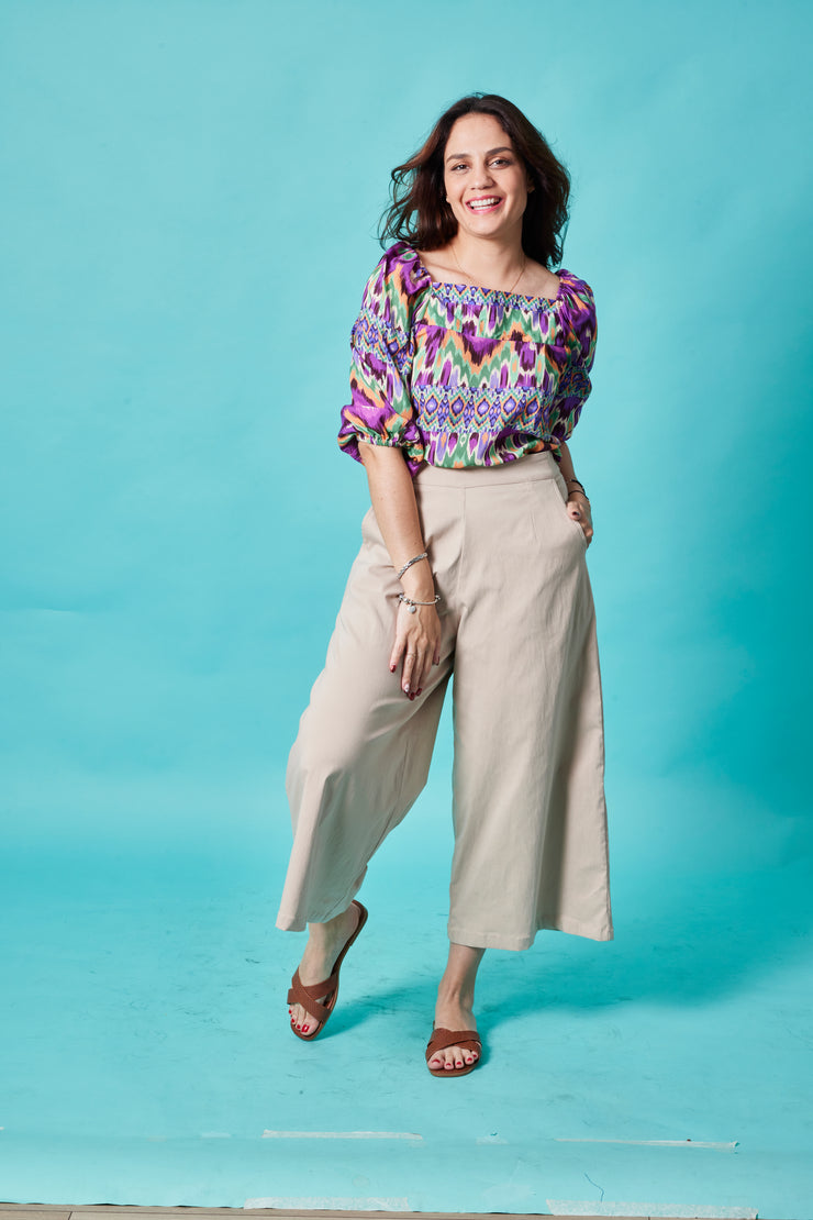 Blusa Lambada Lila sicodélica