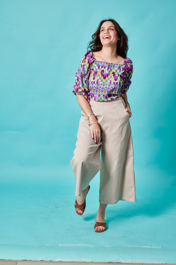 Blusa Lambada Lila sicodélica