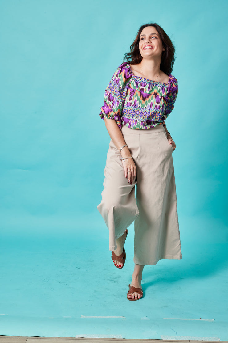 Blusa Lambada Lila sicodélica