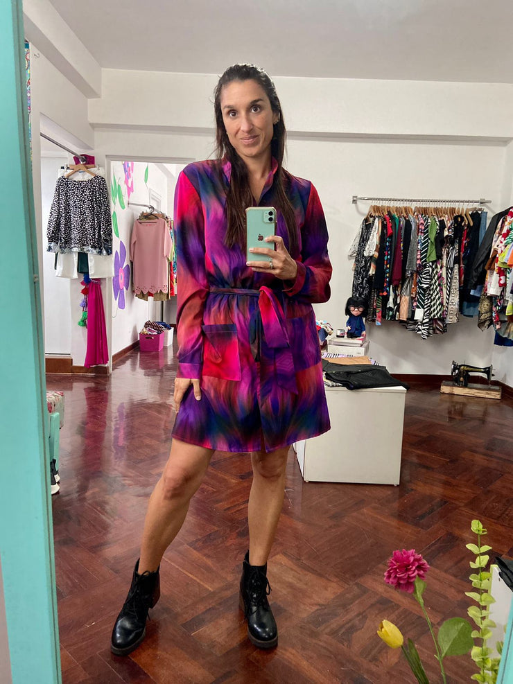 Vestido Camisero Nerú Gradiente
