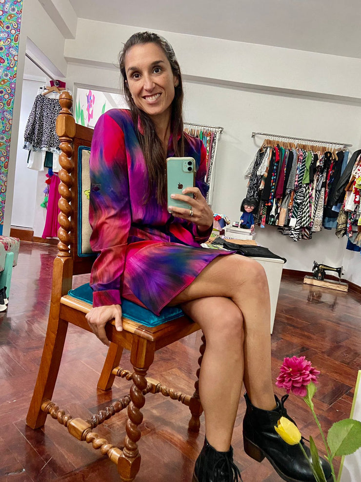 Vestido Camisero Nerú Gradiente