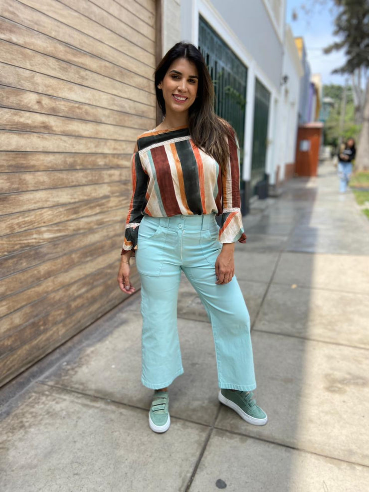 Blusa Blonda Marrón