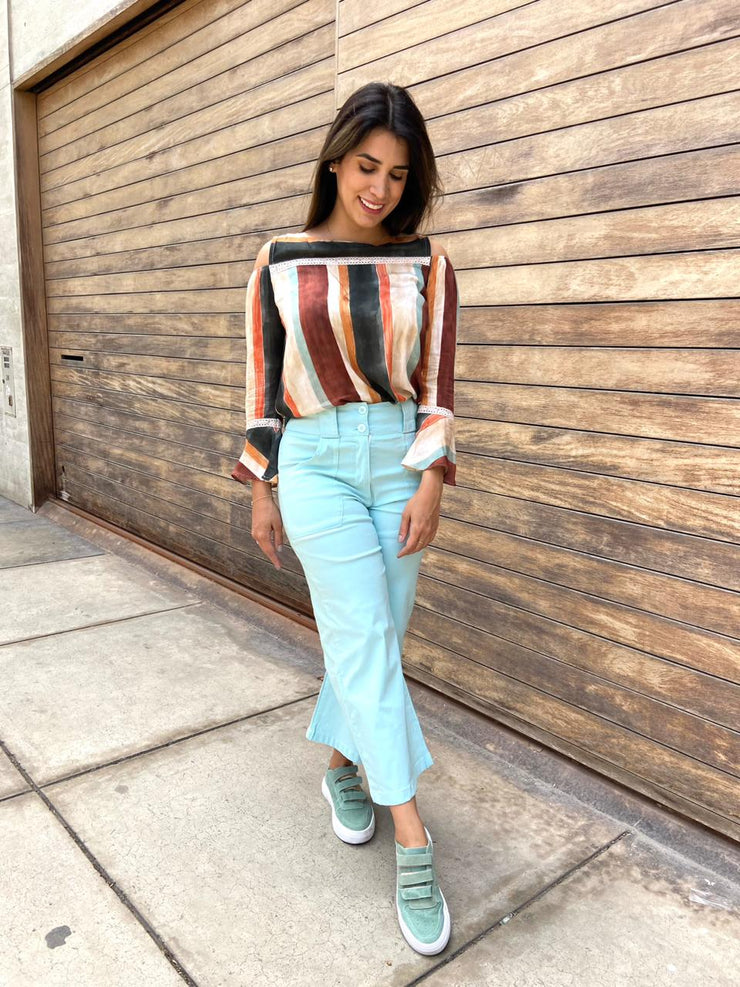 Blusa Blonda Marrón