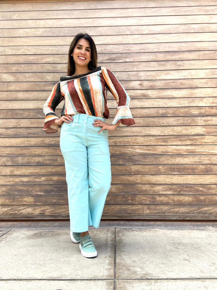 Blusa Blonda Marrón
