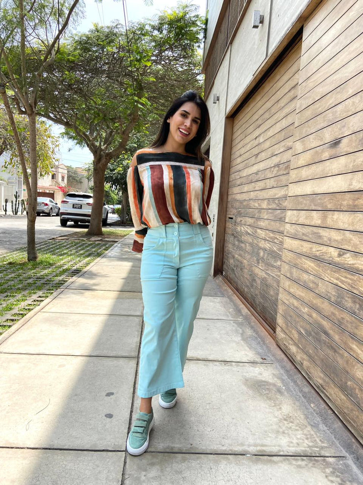 Blusa Blonda Marrón