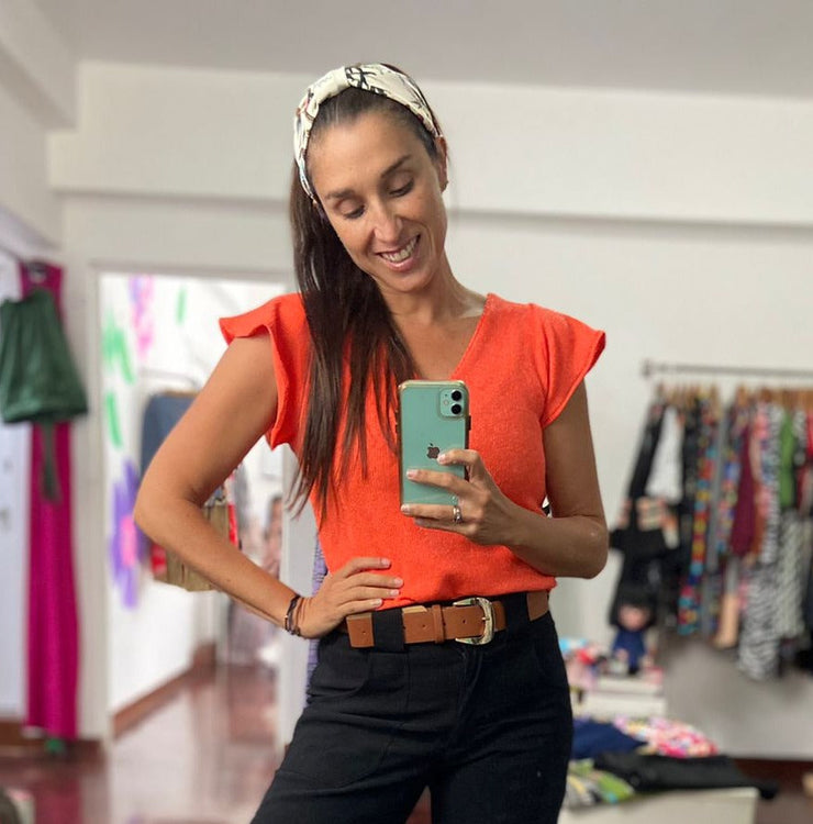Chompero MV Naranja Neón