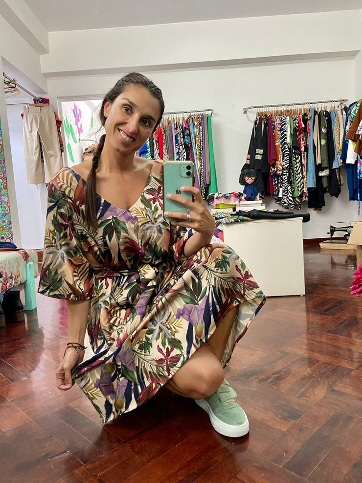 Vestido Midi Relax Naturaleza