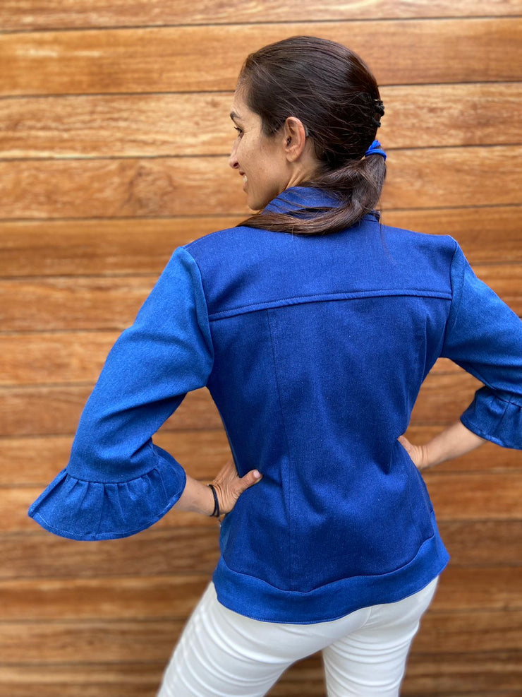 Casaca Denim Bobos Azul