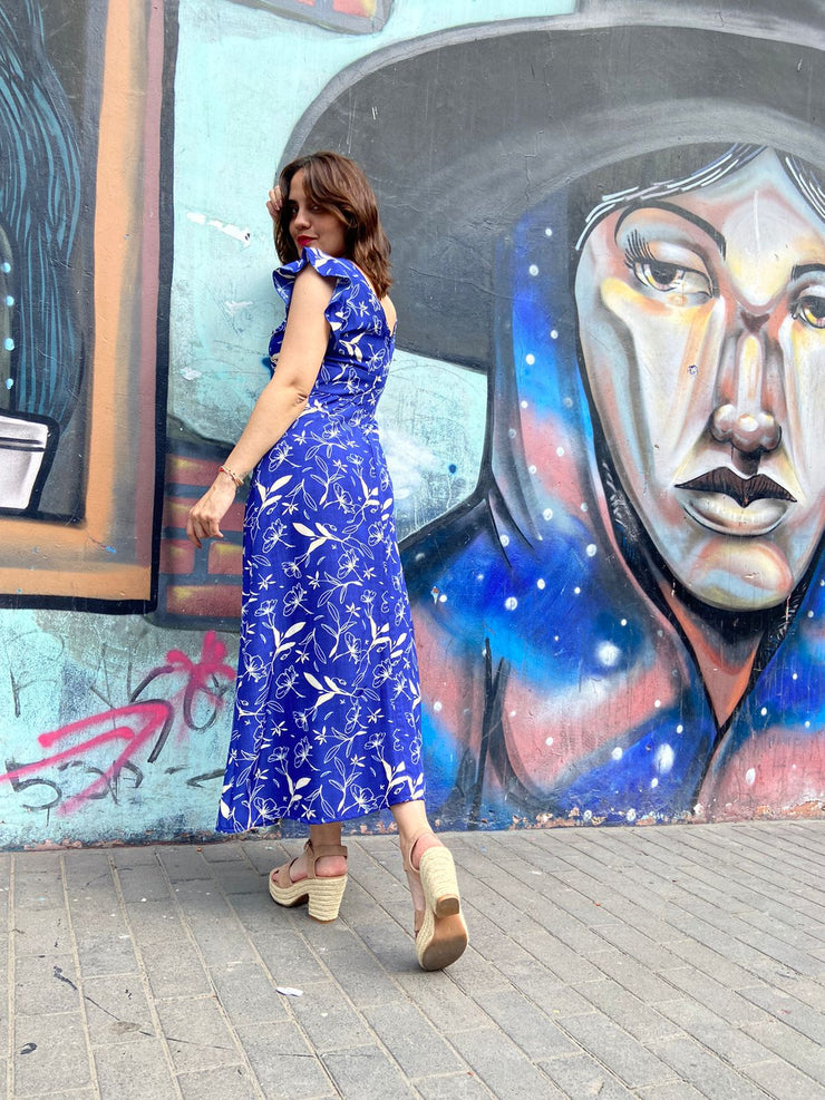 Vestido Maxi Cruzado Océano