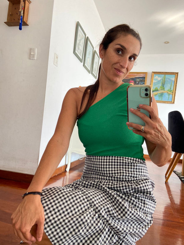 Falda Tiempos Vichy B & N
