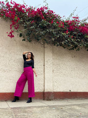 Pantalón Oficina Rosado Cuadros