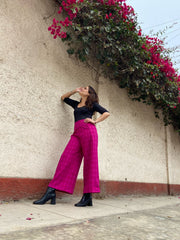Pantalón Oficina Rosado Cuadros