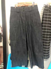 PANTALON PARCHES DENIN NEGRO