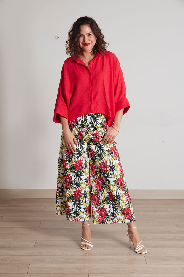 blusa mur roja