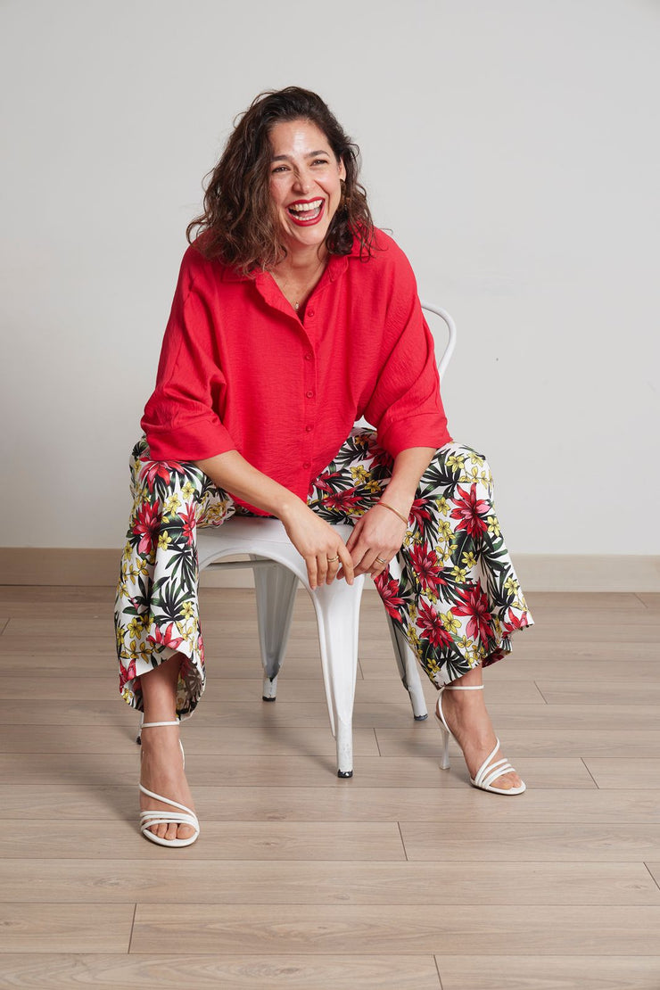 blusa mur roja