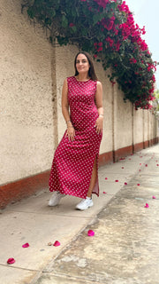 Vestido Maxi t shirt Dots