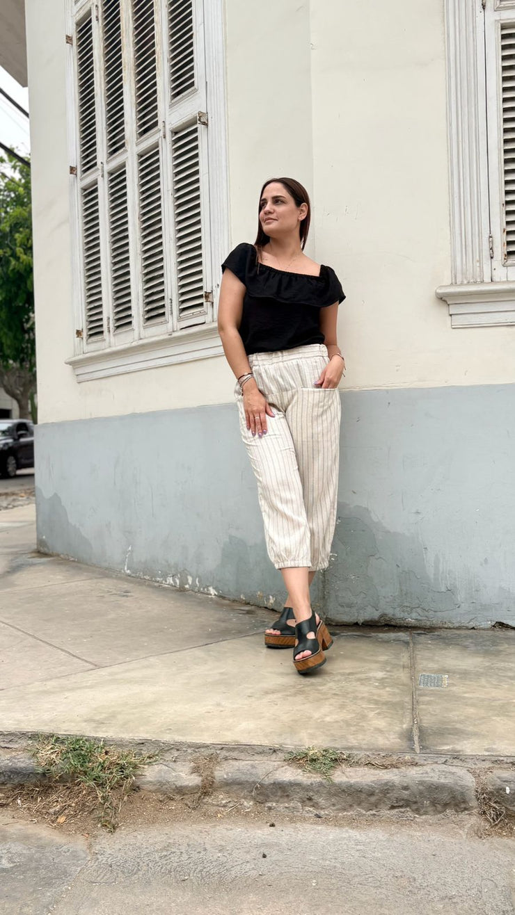 Blusa Elastico Bobo Black