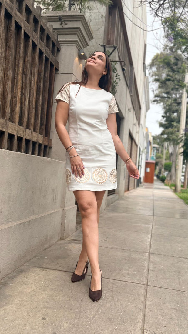 vestido dreaming oro