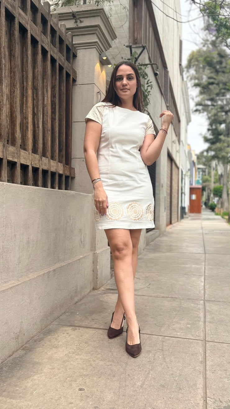 vestido dreaming oro