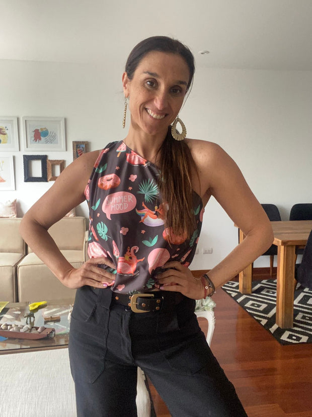 top elastico unicarnio